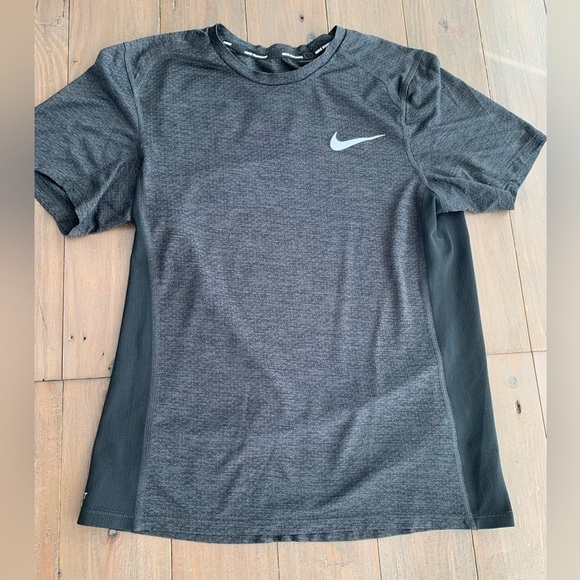 Nike Men running dri fit top black - Picture 1 of 3